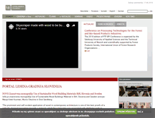 Tablet Screenshot of lesena-gradnja.si